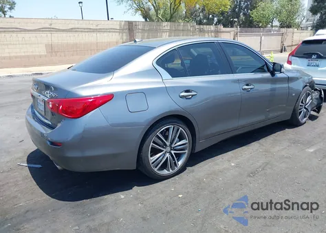 2015 Infiniti Q50 Premium/Sport from USA, damaged, VIN JN1BV7AP3FM333148